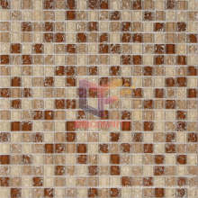 Light Brown Crystal Ice-Cracked Mosaic (CC172)